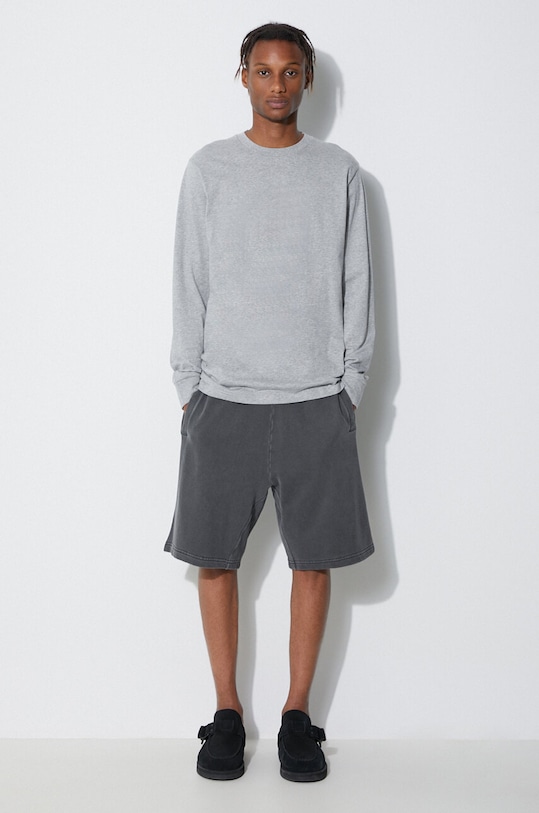 Carhartt WIP cotton shorts Nelson I030130 gray SS23