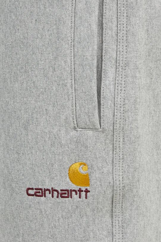 Σορτς Carhartt WIPAmerican Script Sweat Short γκρί I031685