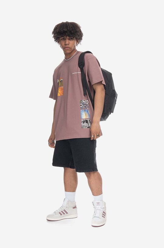 Carhartt WIP cotton denim shorts I032026 black