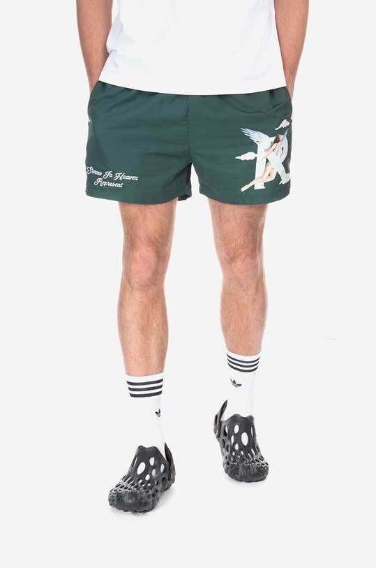Represent shorts Storms In Heaven fabric green M09063.62