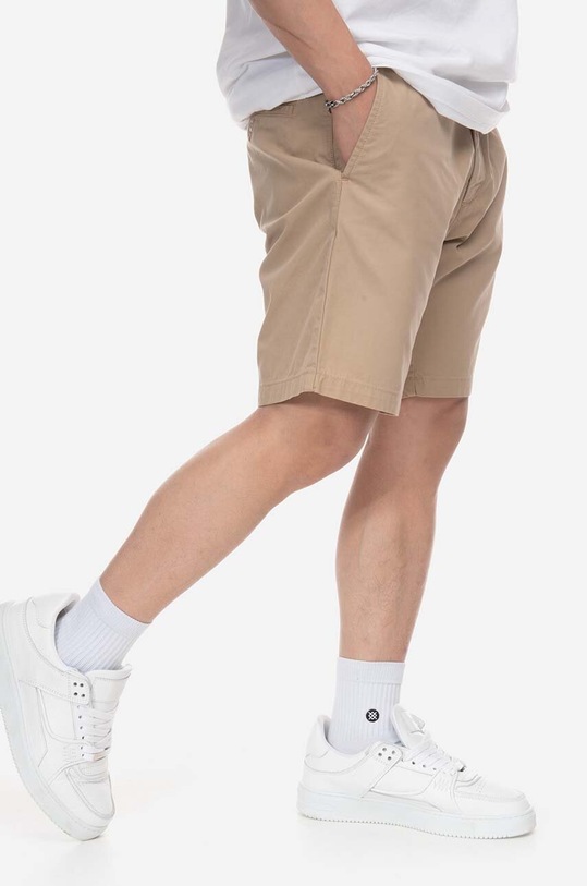 Carhartt WIP cotton shorts beige I021730.G1GD