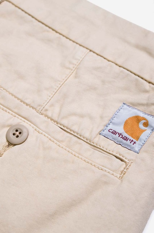 Carhartt WIP cotton shorts I021730.G1GD beige