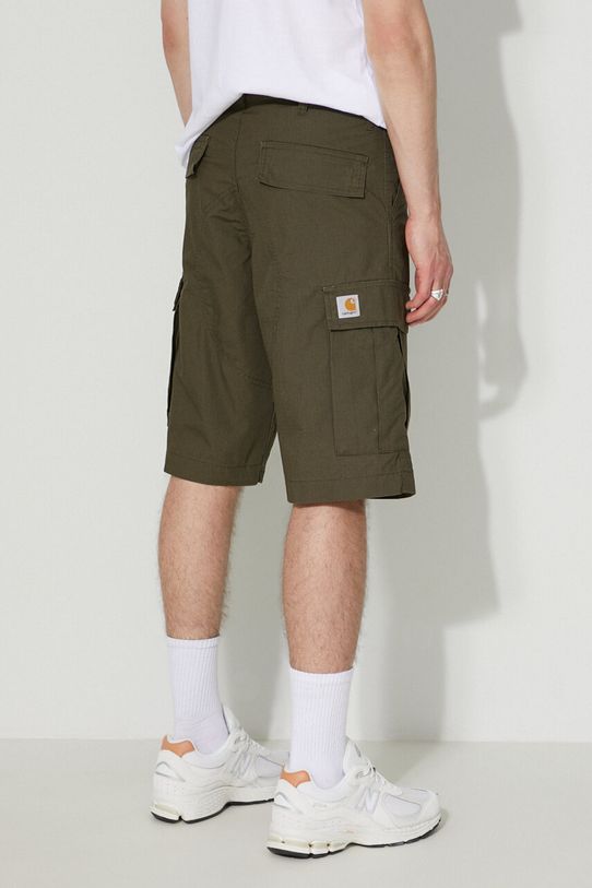 Odjeća Pamučne kratke hlače Carhartt WIP Regular Cargo Short BLACK I028246 zelena