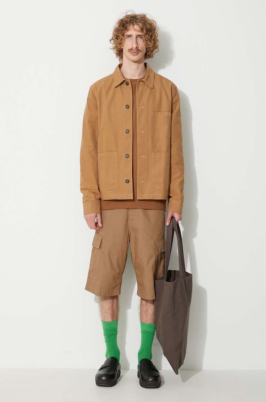 Бавовняні шорти Carhartt WIP Шорти Carhartt Regular Cargo Short I028246 BLACK I028246 коричневий AA00