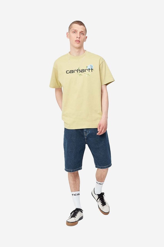 Clothing Carhartt WIP cotton denim shorts I030469 blue