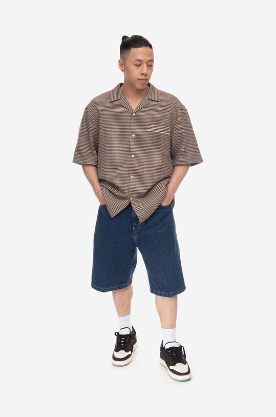 Bavlněné riflové kraťasy Carhartt WIP Landon Short I030469