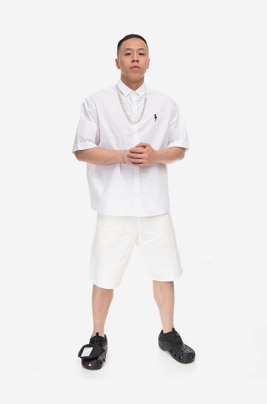 Carhartt WIP pantaloni scurți din bumbac I031504 bej