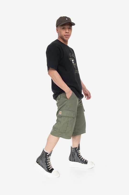 Clothing Carhartt WIP cotton shorts I031517 green