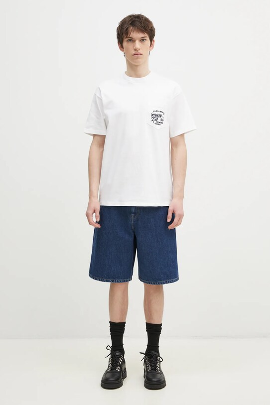 Traper kratke hlače Carhartt WIP I031919 plava