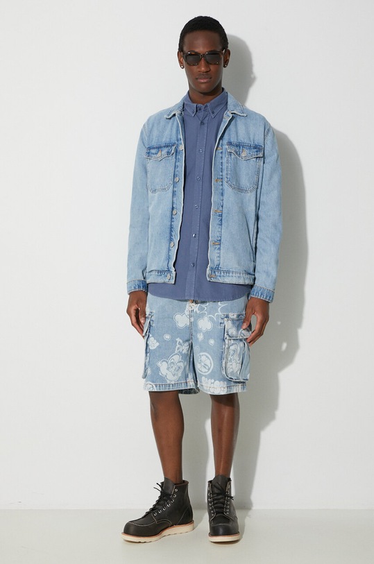 Evisu denim shorts 2ESHTM3DS129FFC blue AA00