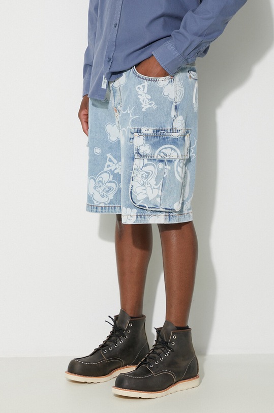 Evisu denim shorts blue 2ESHTM3DS129FFC
