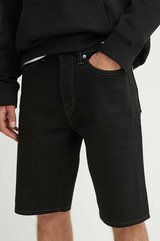 Odzież Evisu szorty jeansowe 2ESHTM3DS172XXCS czarny