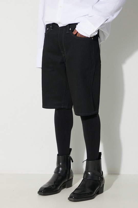 Clothing Evisu denim shorts 2ESHTM3DS172XXCS black