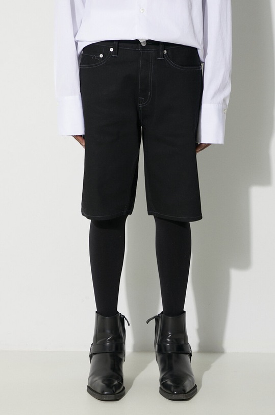 Evisu denim shorts black 2ESHTM3DS172XXCS