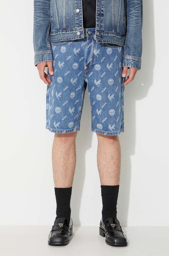 Odzież Evisu szorty jeansowe 2ESHTM3DS175XXCT niebieski