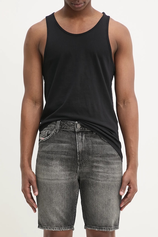 Diesel szorty jeansowe D-FIN SHORTS szary A14621.0GRDX