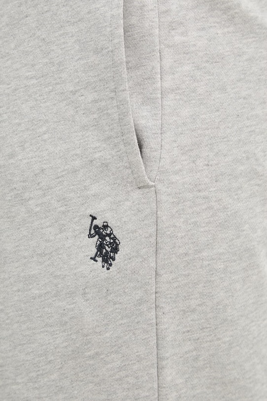 U.S. Polo Assn. szorty bawełniane DHM LB SWEAT szary MUP3354