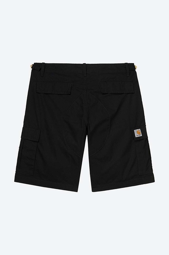 Бавовняні шорти Carhartt WIP чорний I028245.BLACK