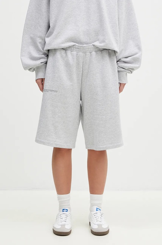 Pangaia cotton shorts cotton gray 10000261