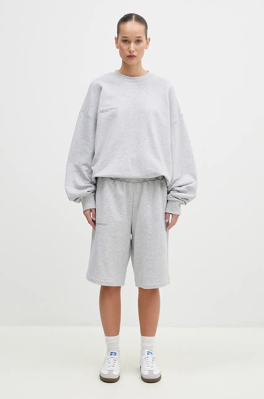 Pangaia cotton shorts 10000261 gray