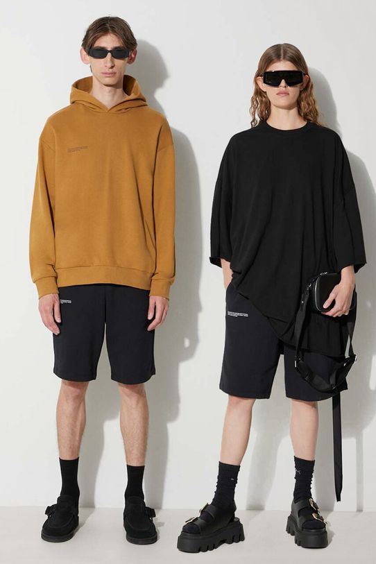 Хлопковые шорты Pangaia хлопок чёрный 10000261