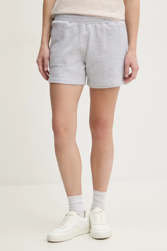 Pangaia pantaloni scurti din bumbac 10000181 gri AA00