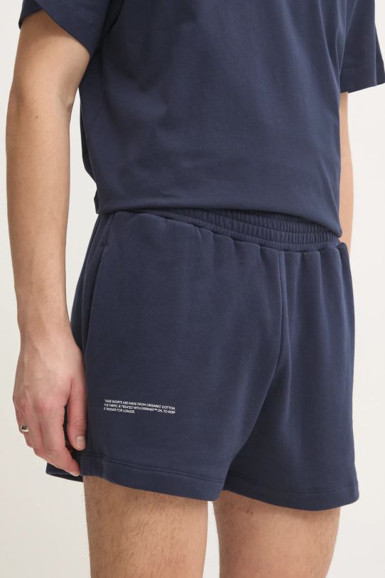 Pangaia cotton shorts plain navy 10000181