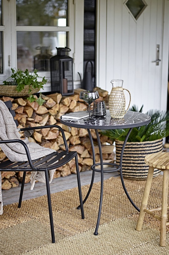 Bloomingville pled 160 x 130 brązowy 82052678