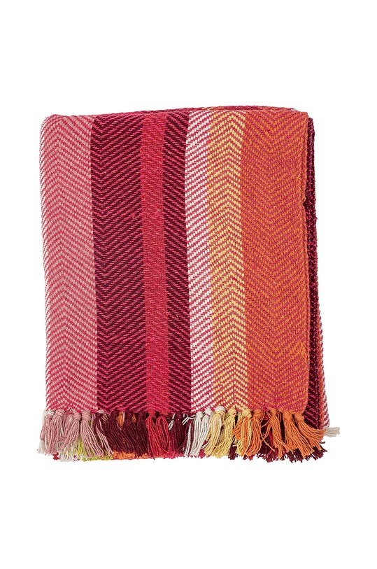 Bloomingville Přehoz Amra 150 x 130 cm červená 82055382