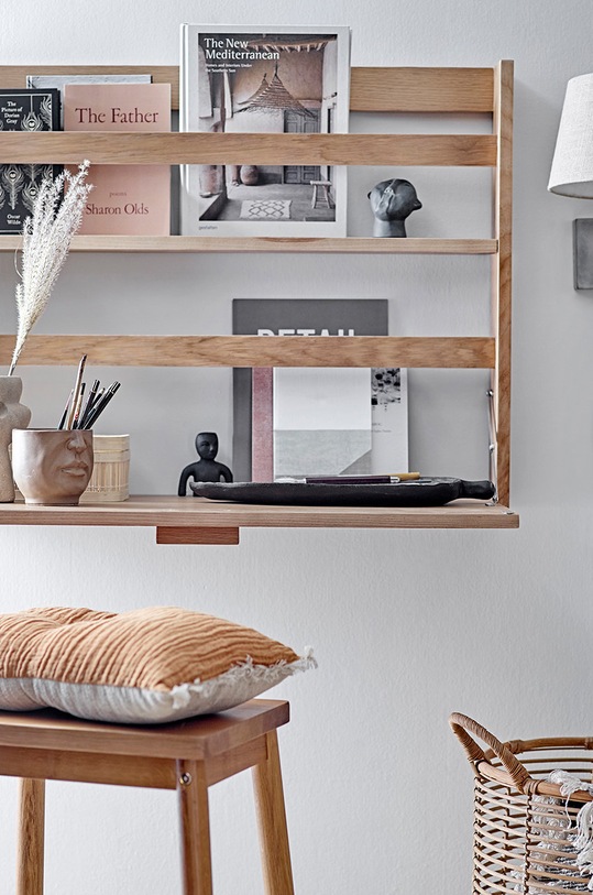 Bloomingville poduszka ozdobna Adita 40 x 25 cm 82054056 żółty