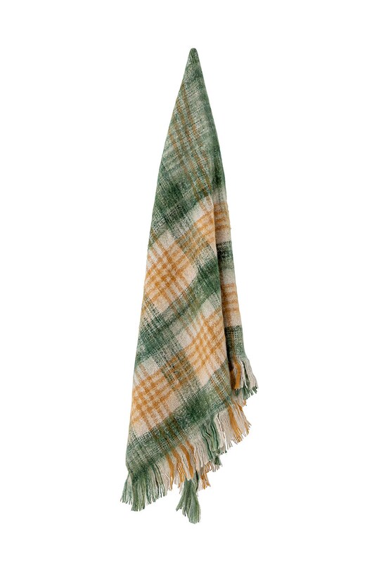 Вітальня та спальня Bloomingville Покривало Baloo 160 x 130 cm 82050958 зелений