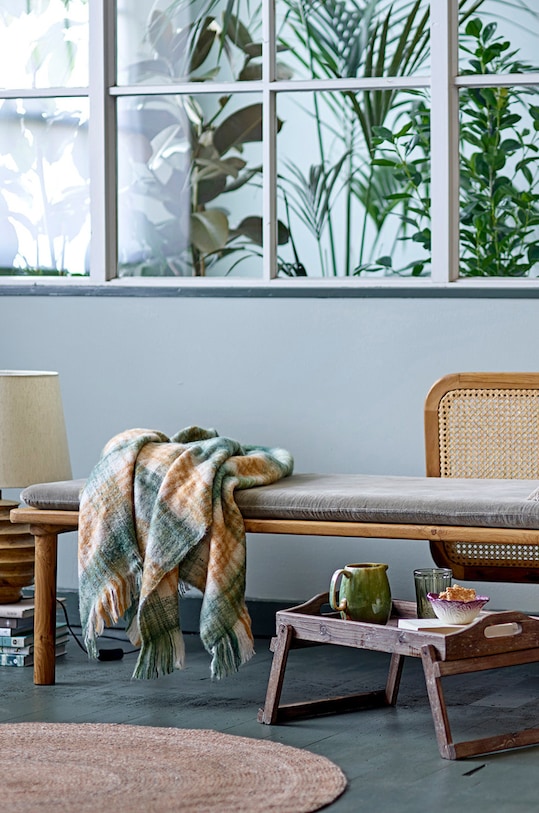 Bloomingville Покривало Baloo 160 x 130 cm зелений 82050958