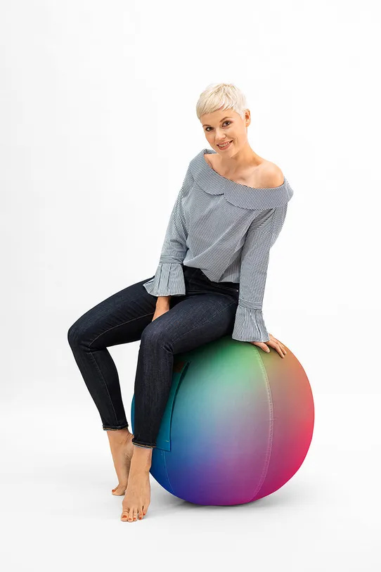 Lifestyle Magma piłka do siedzenia Rainbow SittingBall 80130.098 multicolor