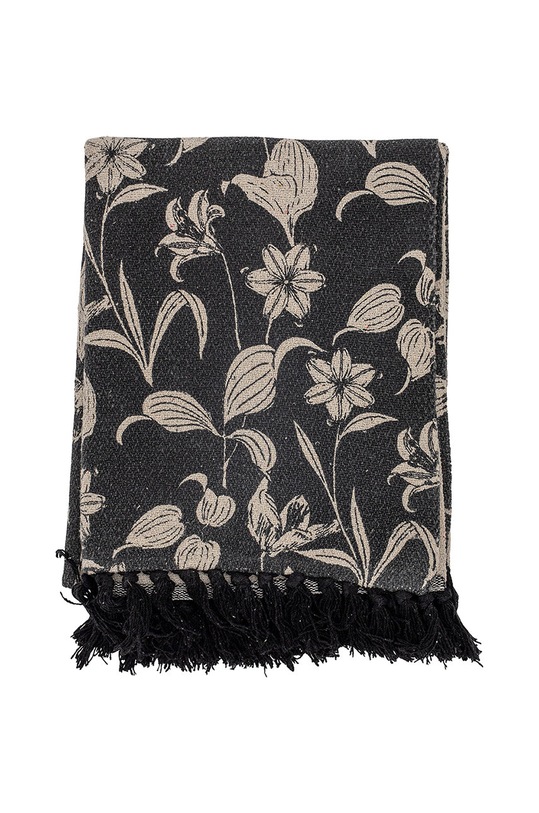 Всекидневна и спалня Bloomingville Памучно покривало 82051639 черен