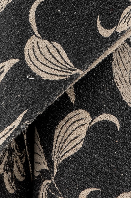 Bloomingville Памучно покривало черен 82051639