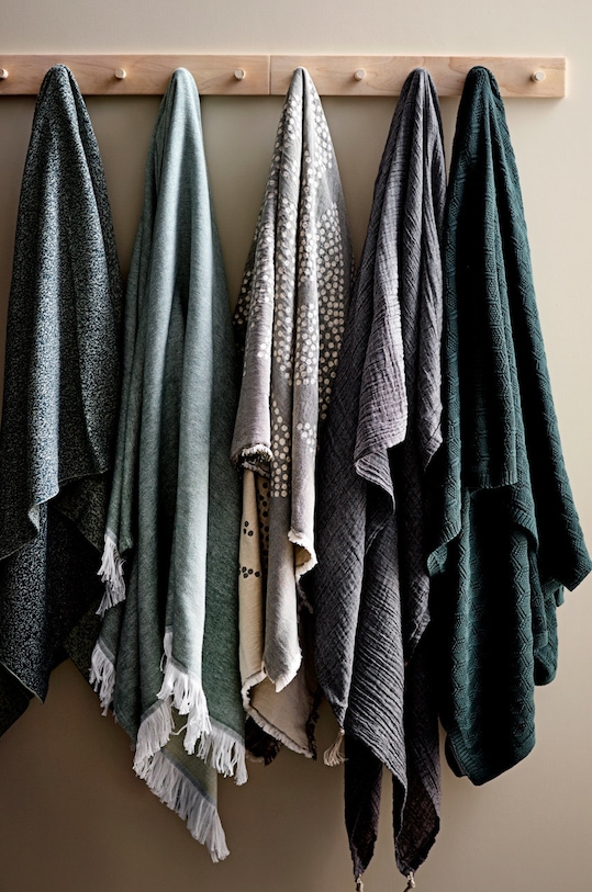 Salon i sypialnia Södahl pled Mosaic 12192 zielony