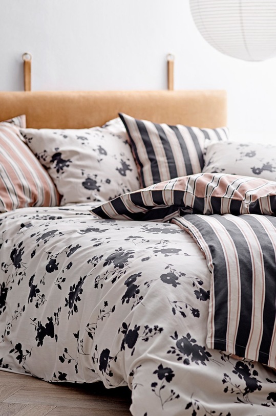 Södahl komplet pościeli bawełnianej Nordic Ash 80x80/135x200 cm 25037 szary