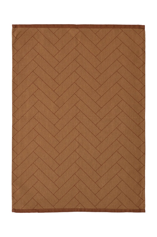 Södahl ręcznik kuchenny Tiles Brown brązowy 14019