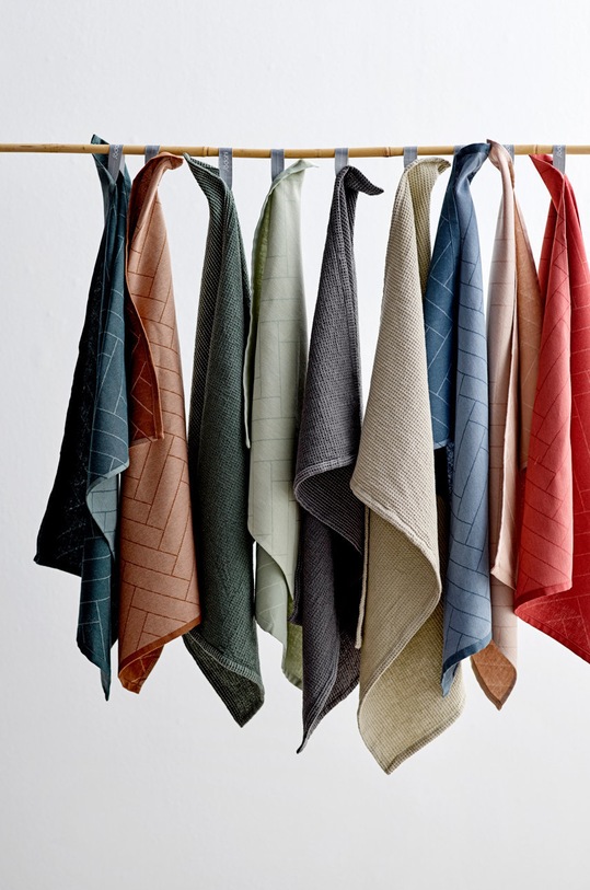 Södahl ręcznik kuchenny Tiles Brown brązowy 14019