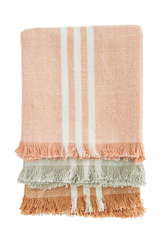 Madam Stoltz sada kuchyňských utěrek (3-pack) oranžová MAX21.005B