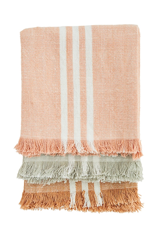 Sada kuchyňských utěrek Madam Stoltz (3-pack) oranžová MAX21.005B