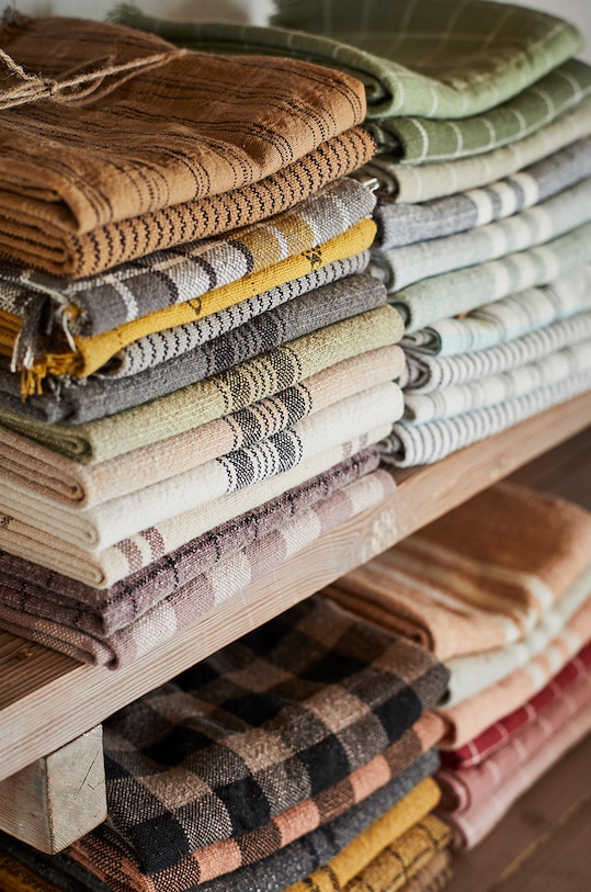 Sada kuchyňských utěrek Madam Stoltz (3-pack) MAX21.005B oranžová AA00