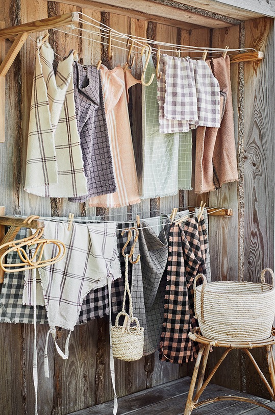 Kuchyň a bar Sada kuchyňských utěrek Madam Stoltz (3-pack) MAX21.005B oranžová