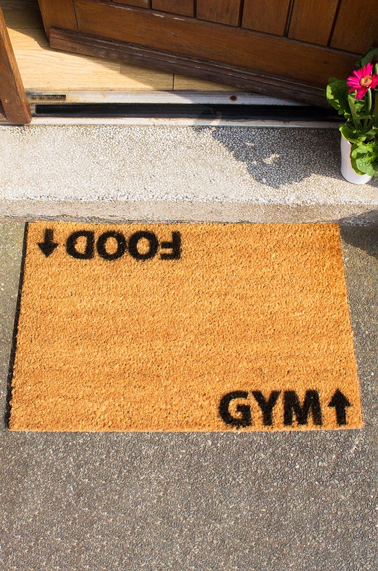 Килимок Artsy Doormats Quirky Collection бежевий TYPO.FOODGYM