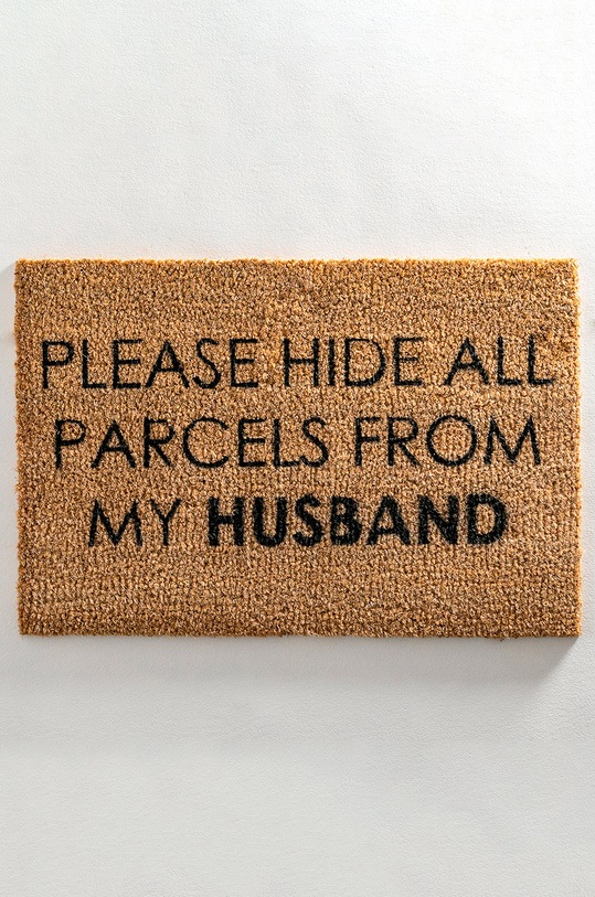 Килимок Artsy Doormats Chic Collection TYPO.HIDEPARCELS бежевий AA00