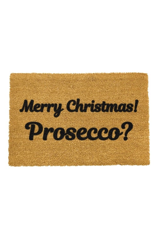 Килимок Artsy Doormats Christmas Collection бежевий XMAS.MERRYPROSECCO