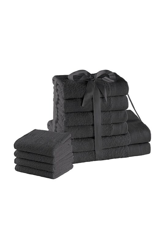 set de prosoape 10-pack negru 4251525428695