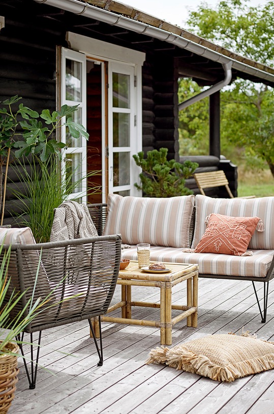 Bloomingville poduszka ozdobna brązowy 82049745