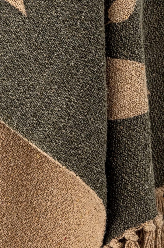 Salon i sypialnia Bloomingville narzuta Geneva 82054306 zielony