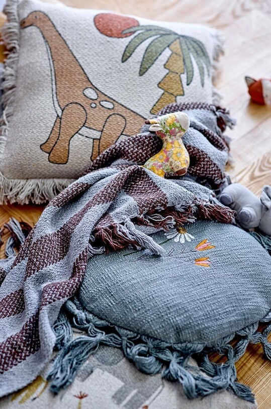 Bloomingville narzuta Nann 82055426 brązowy